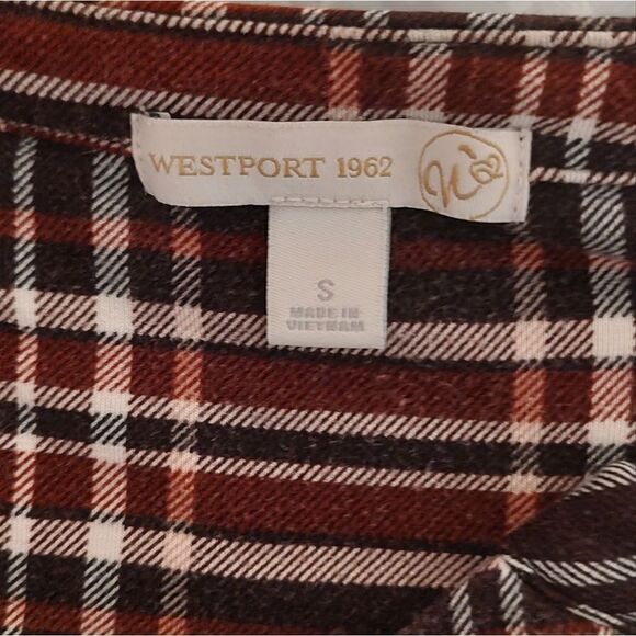 Westport 1962 Plaid Blouse Small - Picture 6 of 7